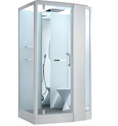 Душевая кабина Orans SR-89105RS White 120x90 с хамамом и гидромассажем