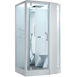 Душевая кабина Orans SR-89102RS White 150x90 с хамамом и гидромассажем