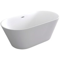 Акриловая ванна Black & White SB103 170x80, отдельностоящая в белом цвете