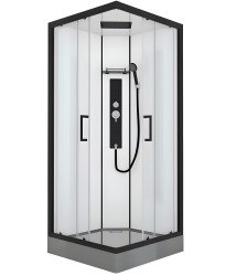 Душевая кабина Black & White G8002 90x90 с гидромассажем