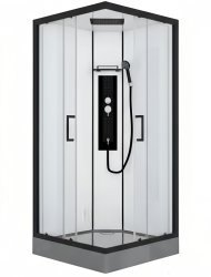 Душевая кабина Black & White G8002 90x90 с гидромассажем