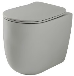 Приставной унитаз Kerasan Nolita 531959 Grigio matt