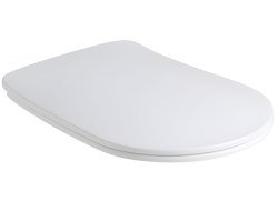 Сидение для унитаза Kerasan Nolita Slim 539130, белое матовое