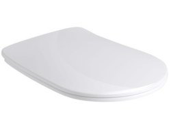 Сидение для унитаза Kerasan Nolita Slim 539201, белое