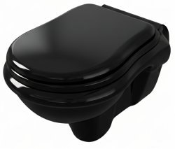 Подвесной унитаз Kerasan Retro 101504 Nero, черный