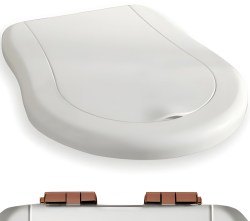 Сидение для унитаза Kerasan Retro 108401, фурнитура бронза