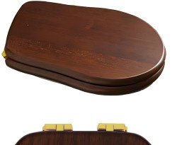 Сидение для унитаза Kerasan Retro 109140, фурнитура золото
