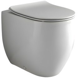 Приставной унитаз Kerasan Flo 311201, белый