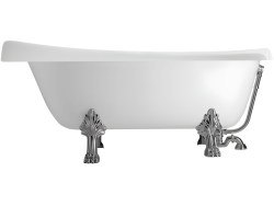 Акриловая ванна Kerasan Retro 105590 170x77, отдельностоящая, фурнитура хром