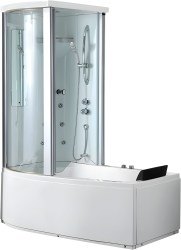 Акриловая ванна Gemy G8040 B L 170x85 с гидромассажем