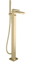 Напольный смеситель для ванны Bongio Stelth 01534OR0DEU с душем