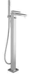 Напольный смеситель для ванны Bongio Stelth 01534CR0D с душем