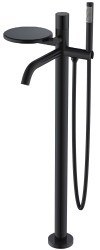 Напольный смеситель для ванны Boheme Stick 129-BB.2, черный матовый
