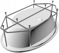 Каркас с ножками для ванны Vayer Beta 194х100