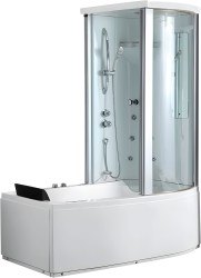 Акриловая ванна Gemy G8040 B R 170x85 с гидромассажем