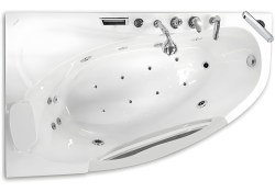 Акриловая ванна Gemy G9046 II O L 170x100 с аэро и гидромассажем