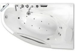Акриловая ванна Gemy G9046 II O R 170x100 с аэро и гидромассажем
