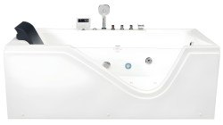 Акриловая ванна Gemy G9055 K R 180x90 с аэромассажем и гидромассажем