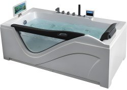 Акриловая ванна Gemy G9055 O L 180x90 с аэромассажем и гидромассажем