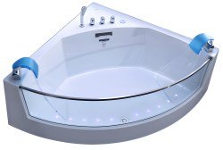 Акриловая ванна Gemy G9080 150x150 с аэромассажем