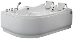 Акриловая ванна Gemy G9083 K R 180x120 с гидромассажем и аэромассажем