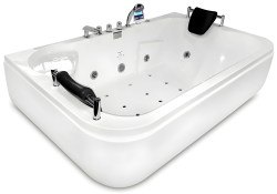 Акриловая ванна Gemy G9085 K R 180x115 с гидромассажем и аэромассажем