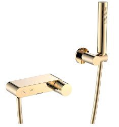 Смеситель для ванны с душем Boheme Stick 123-GG, золото