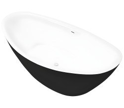 Акриловая ванна Grossman Galaxy GR-1402MB 180x85 отдельностоящая