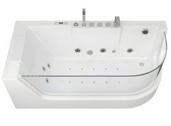 Акриловая ванна Grossman GR-17000L 170x80 с гидромассажем и аэромассажем