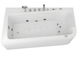 Акриловая ванна Grossman GR-17095L 170x95 с гидромассажем и аэромассажем