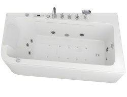 Акриловая ванна Grossman GR-17095R 170x95 с гидромассажем и аэромассажем