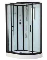 Душевая кабина Timo Standart T-6602 B L 120x85 с верхним душем