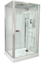 Душевая кабина Timo Premium Puro H-511L 120x90 с гидромассажем