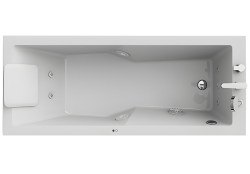 Акриловая ванна Jacuzzi Energy 180x80 с гидромассажем и смесителем