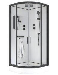 Душевая кабина Ceruttispa Viva 91B 90x90 с верхним душем