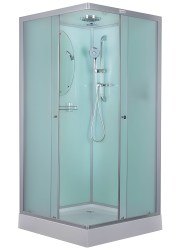 Душевая кабина Esbano CKR ESKB100CKR 100x100 с верхним душем