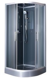 Душевая кабина Esbano Grey ESGT-90CR 90x90 с верхним душем