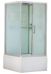 Душевая кабина Esbano ESKB108CKRBR 100x80 с верхним душем