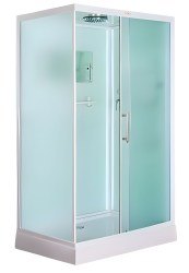 Душевая кабина Esbano Led ESKL129CKR 120x90 с верхним душем