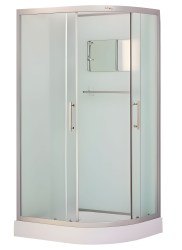 Душевая кабина Esbano CR ESKB115CRL 115x85 с верхним душем