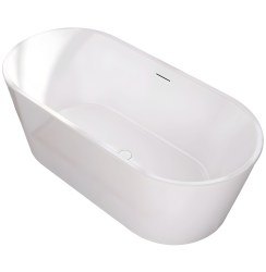 Акриловая ванна Abber AB9209 170x80, отдельностоящая