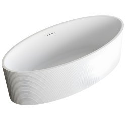 Акриловая ванна Abber AB9441-1.8 180x85, отдельностоящая