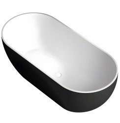 Акриловая ванна Abber AB9241MB 172x79, отдельностоящая