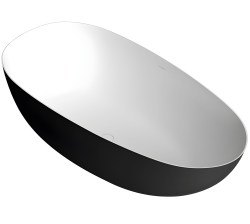 Акриловая ванна Abber AB9211MB 170x80, отдельностоящая