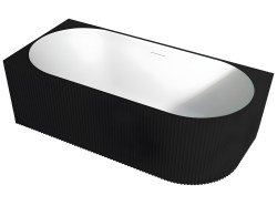 Акриловая ванна Abber AB9329-1.7MBL 170x80, пристенная