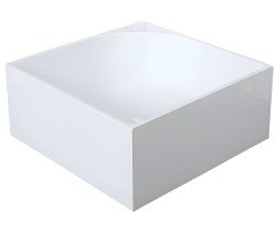 Акриловая ванна Abber AB9337 140x140, отдельностоящая