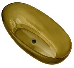 Ванна из полиэфирной смолы Abber Kristall AT9703Amber 170x75