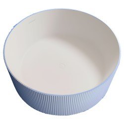 Ванна ABBER Stein AS9679 Blau 150x150 из искусственного камня