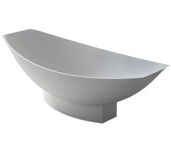 Ванна ABBER Stein AS9610 180x80 из искусственного камня