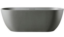 Ванна ABBER Frankfurt AM9941MLG 170x75 из искусственного камня